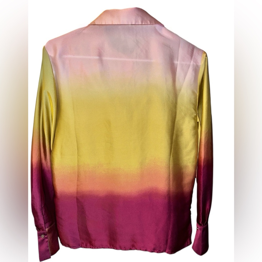 Industry Republic Nordstrom Ombré Button Down Shirt, Size XS - Picture 3 of 5